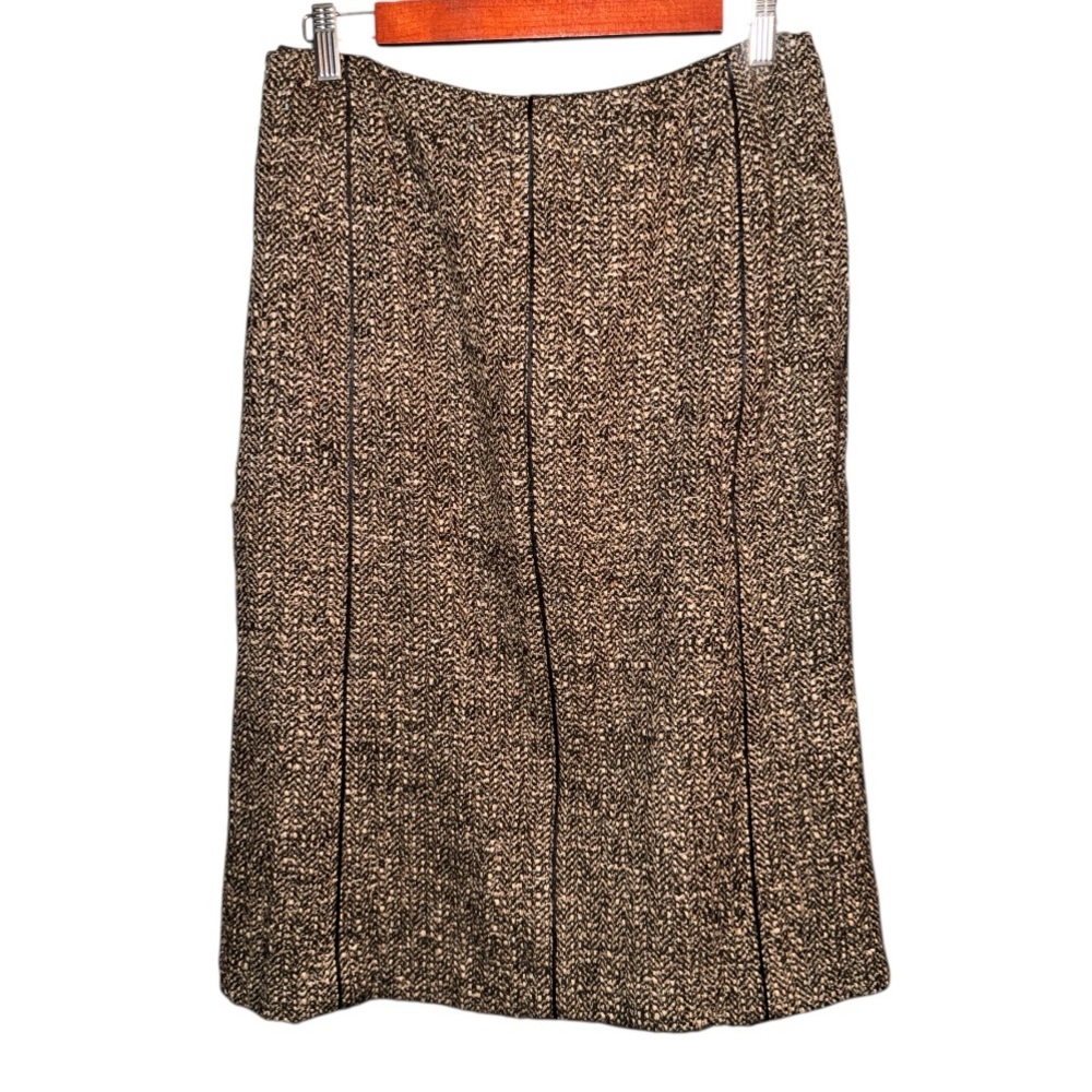 Talbots Wool Blend‎ Tweed Panel Skirt Size 10